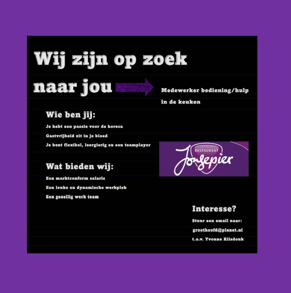 vacature jongepier